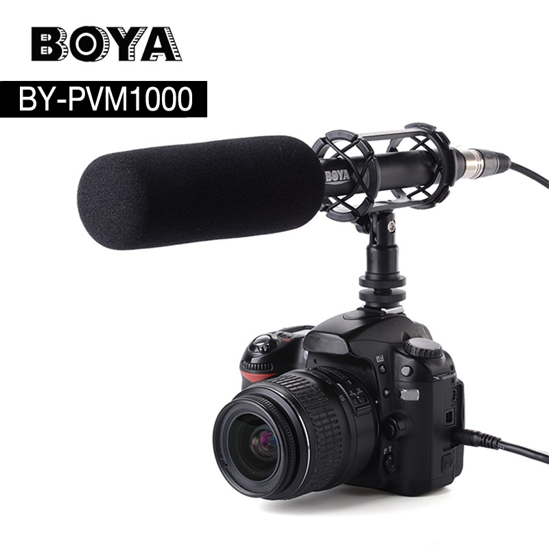 BOYA BY-PVM1000 set Shotgun Microphone ไมค์ติดกล้อง BOYA BY-PVM1000 set Shotgun Microphone ไมค์ติดกล้อง